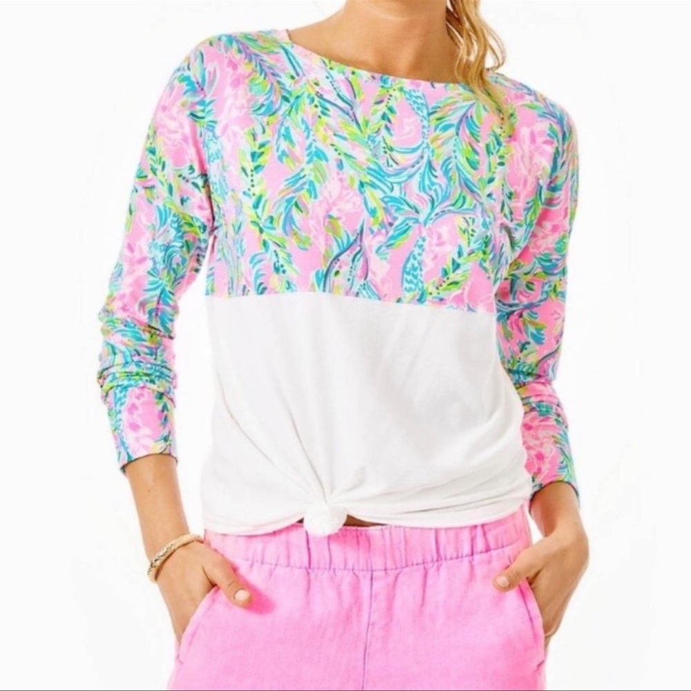 Lilly Pulitzer Finn top xl Unicorn of the Sea
